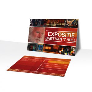 Ontwerp uitnodiging Expositie - grafische ontwerp tromp media
